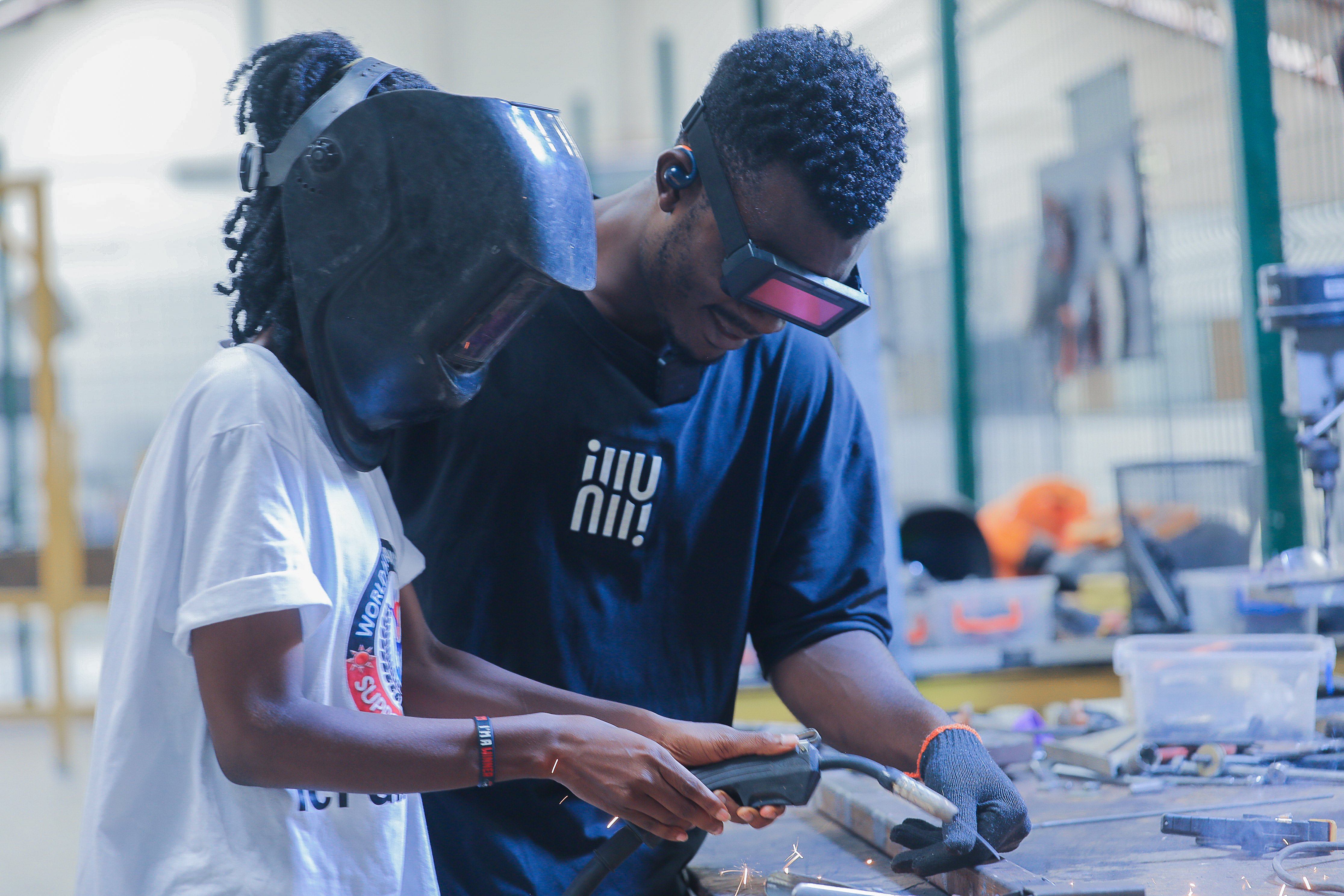 WHSF learner gaining practical STEM skills